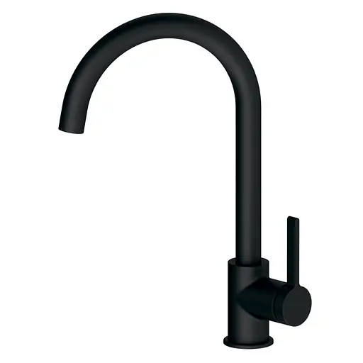 Змішувач для кухні Volle Mora 35 мм de la noche 1537.110104 Чорний матовий - фото 1
