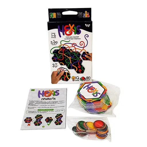 Настільна розважальна гра "Hexis" Danko Toys G-HEX-01-01 рос - фото 2