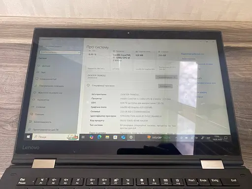 Ноутбук-трансформер Lenovo ThinkPad X1 Yoga Gen 2 (i5-7200U / 8GB / SSD 250GB / 2K 2560x1440 IPS) Refurbished - фото 5