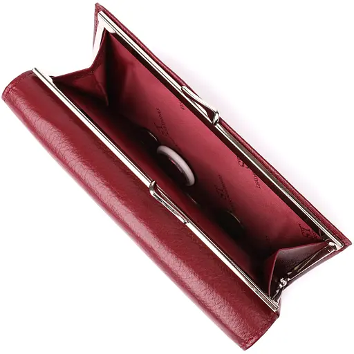 Кошелек для женщин с монетницей из натуральной кожи ST Leather 18.5х9х3 см acs0029670 - фото 8