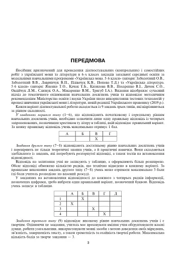 Українська мова та література. 6 клас. Діагностувальні (контрольні) та самостійні роботи для перевірки знань - фото 4