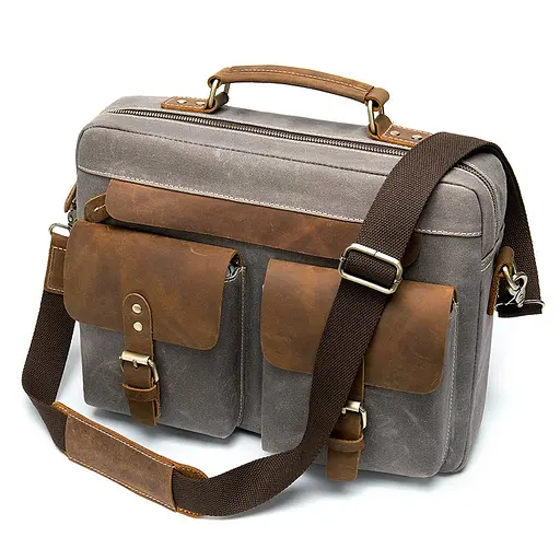 Чоловічий портфель Vintage 38х28х9 см sum0012231 - фото 2