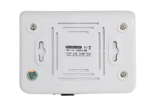 Перехідник VGA 15F HDMI M v1.3 Jack 3.5 мм пластик білий RTL - фото 2