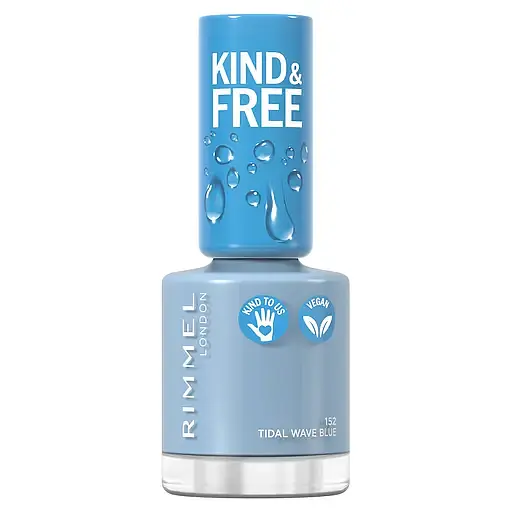 Лак для ногтей Rimmel Kind&Free, тон 152 (Tidal Wave Blue), 8 мл (8000019959396) - фото 1