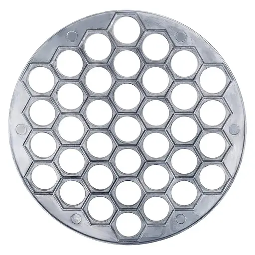 Комплект пельменниця варенниця та набір 3 дискових тісторізок: для чебуреків, пельменів, нарізання локшини, ХЕАЗ Салатовий 85034 - фото 3