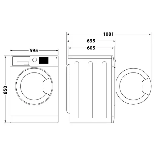 Стиральная машина Whirlpool FFWDB 976258 BV UA с сушкой, инверторный двигатель - фото 4