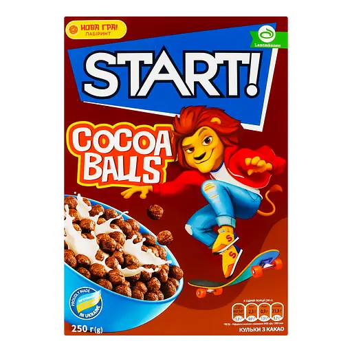 Уценка. Сухие завтраки Start Шарики Какао 250 г - фото 2