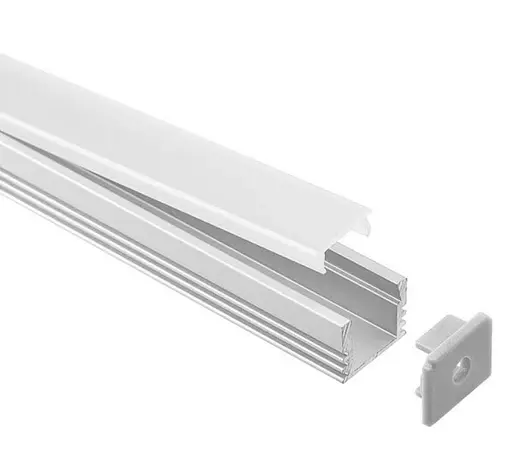 LED профіль підвісний. Розсіювач PC морозний в комплекті. 2м KLOODI KLP1612 2 - фото 3