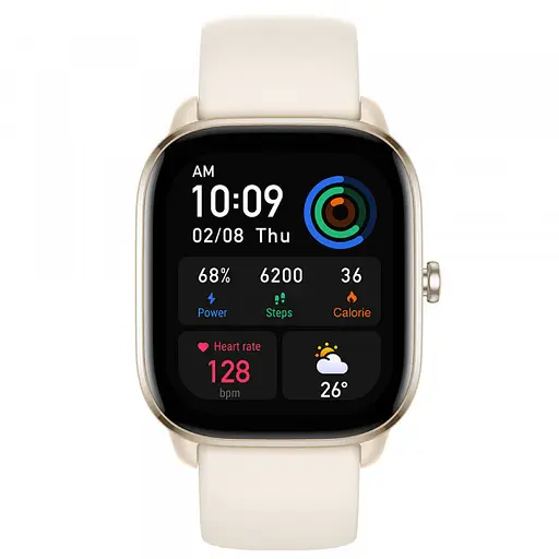 Умные часы Amazfit GTS 4 mini Ivory White (New A2035) бежевый - фото 1