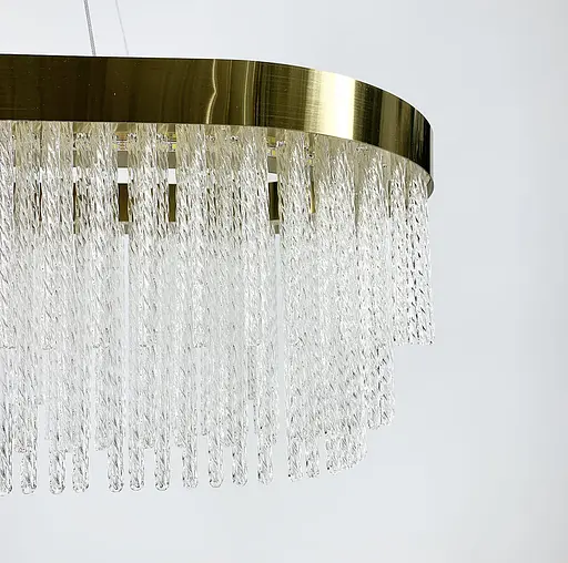 Видовжена розкішна дизайнерська люстра | Арт. M 221 L | Line F - фото 3