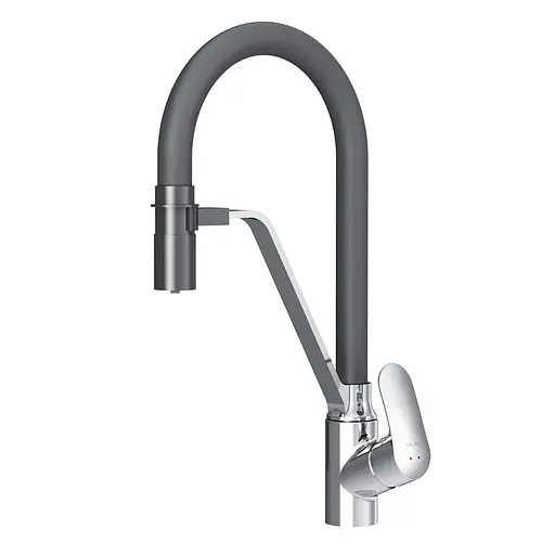 Смеситель для кухни на две воды Am.Pm Like black F8007802 Черный матовый - фото 1