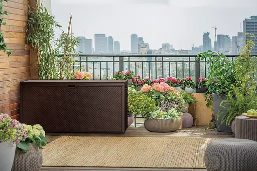 Ящик для зберігання Keter Emily Box коричневий 270 л - фото 4