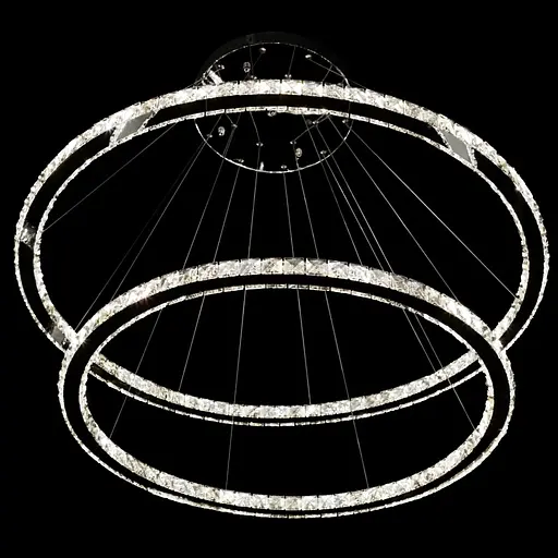 Люстра підвісна Brille з пультом LED 128W WW+NW+CW CH (BR-988S/2) - фото 6