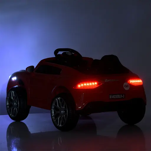 Електромобіль дитячий Bambi Racer з екошкіряним сидінням пультом 2.4G та амортизаторами червоний - фото 6