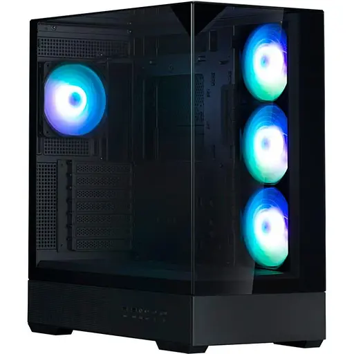 Корпус Zalman P40 Prism Plus ARGB без блока питания, черный (P40PRISMPLUSBLACK) - фото 1
