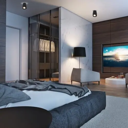 Накладний спот-світильник чорного кольору | Line F | Арт. ML306 чорний - фото 4