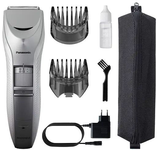 Тример Panasonic для бороди, вусів і голови сріблястий (ER-GC71-S520) - фото 1