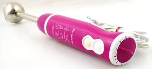 Блендер погружной 3 в 1 SILVER CREST 600W (блендер, миксер, чопер) pink - фото 4