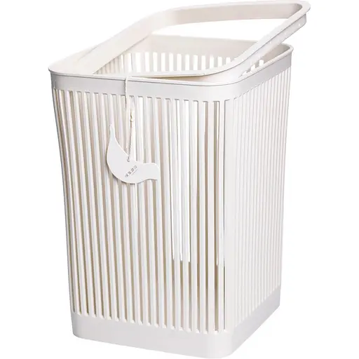 Кошик для сміття Yiwu пластиковий 8 л білий  HP-45-9BE - фото 3