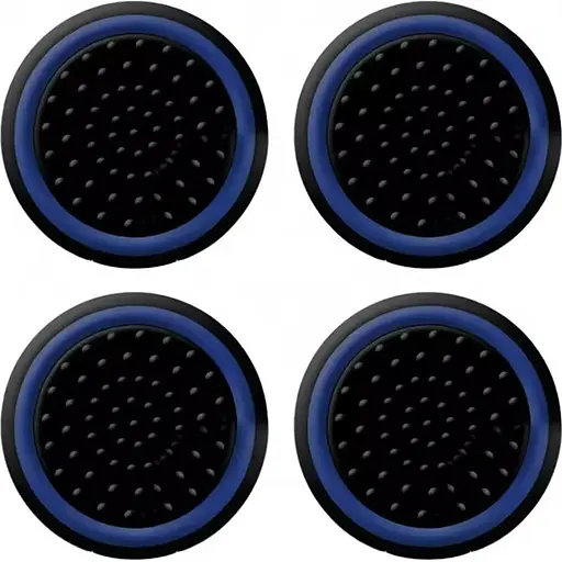 Накладки на стики Thumb Grips 4-pack для PS4-PS5-Xbox Black-Dark Blue [140814]
