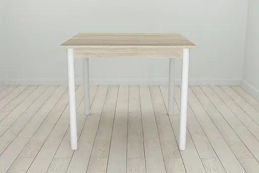 Кухонний стіл Ferrum-decor Агата 75x90x90 Білий ДСП Сонома 16мм (FRD-106258) - фото 2