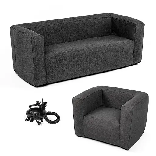 Комплект надувной мебели Wall Sticker SW-00002658 диван и кресло серый - фото 1