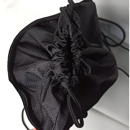 Дитяча сумка Стич для спортивної форми та взуття 35х40 см чорна (25-35) - фото 3