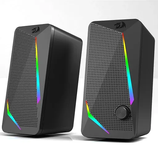 Акустические колонки Redragon Waltz 2.0 GS510 (USB+3.5mm) (RMS 3Wx2) Черный - фото 2