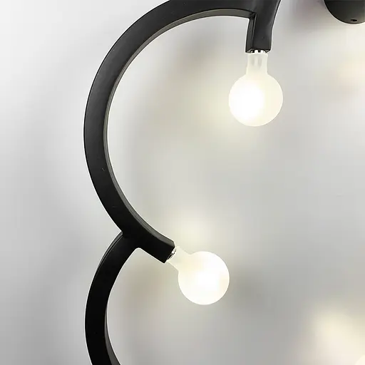 Дизайнерский черный светильник в американском стиле FAIRY Line.F SC 9/5 BK - фото 2