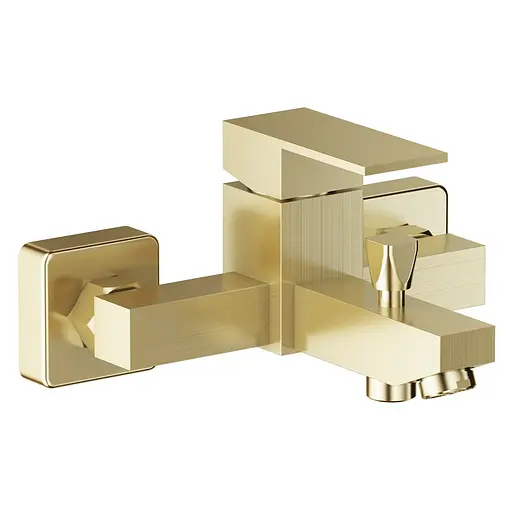 Смеситель для ванны Volle Pardo cepillado oro 1548.030115 Золотой - фото 1