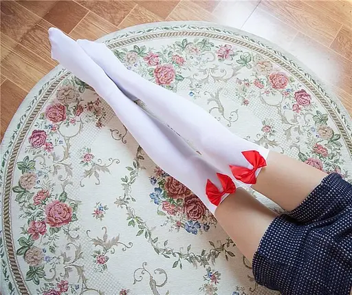 Панчохи з чарівним бантиком сяйво елегантності XS/S K0133-1 - фото 5