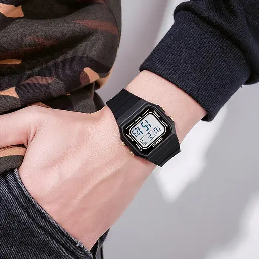 Часы наручные мужские Skmei 1683 Black White, 1683BKWT (18455) - фото 6