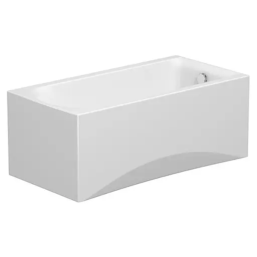 Ванна акрилова Cersant Cty 150x75 з ніжками S301-334 Білий - фото 2