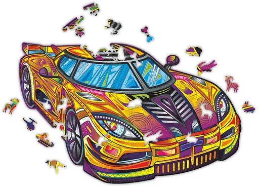 Деревянный пазл в коробке. - фото 1