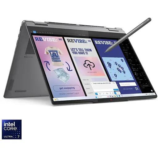 Ноутбук Lenovo Yoga 7 2-in-1 14ILL10 Ultra 7 258V la 48GHz, сенсорный, 32GB LPDDR5x, 1TB, Arc, Windows 11