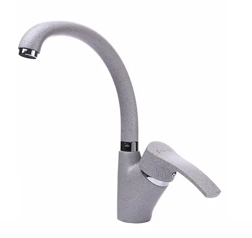 Смеситель для кухни Globus Lux GLQU-0203S-BIG-2-Arena Графит - фото 1