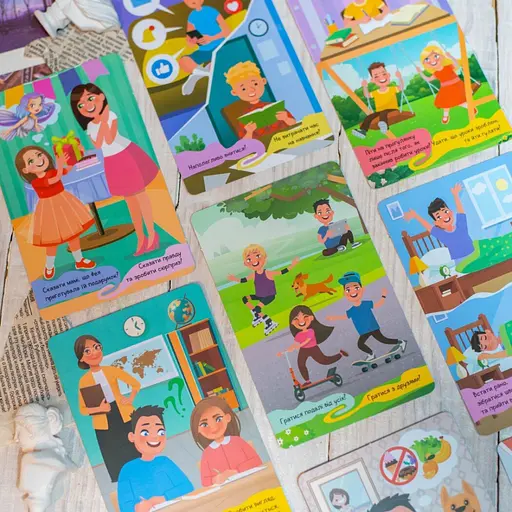 Психологічна гра для занять із дітьми "Я думаю, значить дію!" 10156045, 30 карток - фото 6