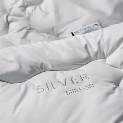 Одеяло шелковое Деми MirSon Silver Cloud 220х240 см серое (2200010356472) - фото 2