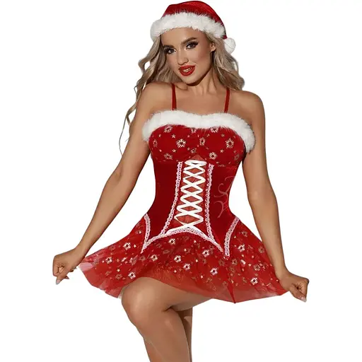 Эротический новогодний костюм JSY 5911 One Size