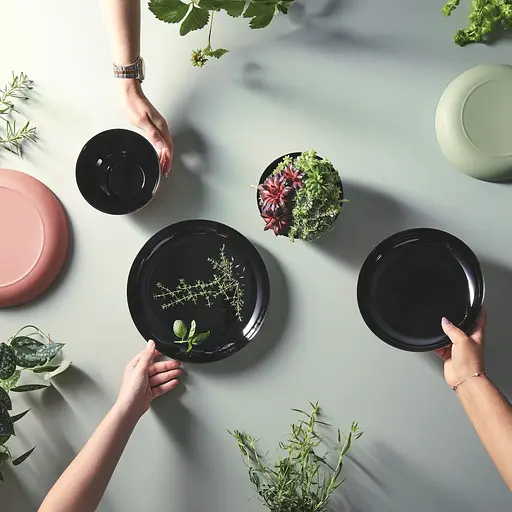 Блюдо сервірувальна Luminarc Vicky 21 см Black Terracotta (Q8580) - фото 6