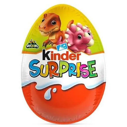 Яйцо шоколадное Kinder Surprise Natoons лицензионная серия 20 г (366984) - фото 1
