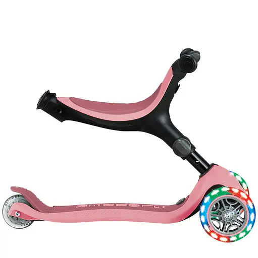Самокат Globber Go Up Active Lights 360 колеса світяться до 20/50кг від 1 року пастельно-рожевий (749-310) - фото 16