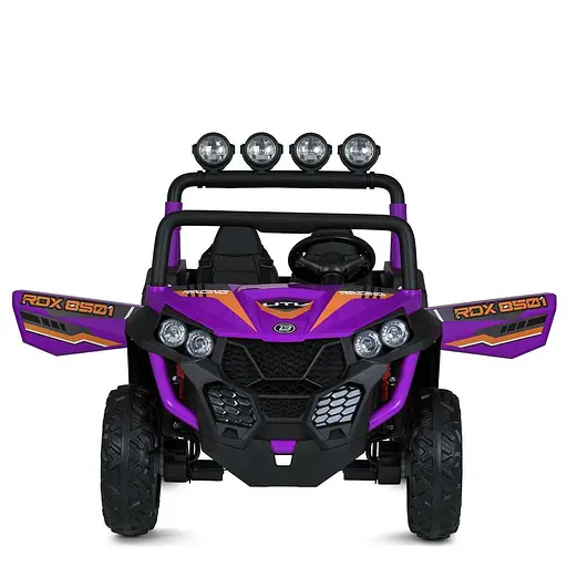 Електромобіль дитячий Bambi Джип Racer M 6058EBLR-9 24V з чотирма двигунами по 90 Вт фіолетовий - фото 3