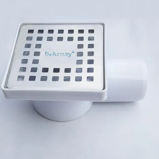 Трап канализационный Bakimay PL5056 боковой 10х10 см 30412 - фото 1