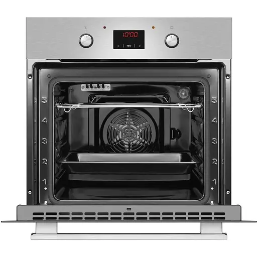 Духовка электрическая Hansa 60 см 62 л A гриль эмаль легкого очищения нержавеющая сталь - фото 5