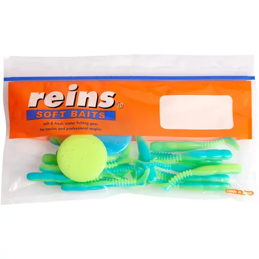 Силикон Reins Rockvibe Shad 3" L14 Ice Chartreuse Ⅱ (12 шт/уп) - фото 2