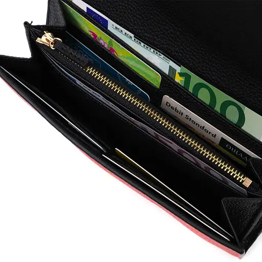 Жіночий шкіряний гаманець Tony Bellucci 19.5х10.5х2 см acs0028342 - фото 4