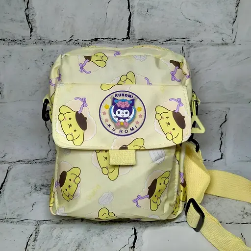 Дитяча сумка крос-боді Куромі з підсвічуванням 20х16х6 см жовта (25-575) - фото 3