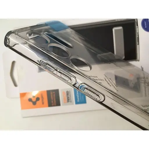 Чехол с подставкой Spigen Slim Armor Essential S для Samsung Galaxy S23 Ultra Clear ACS05642 - фото 5