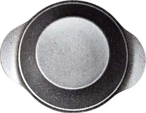 Каструля зі скляною кришкою O.M.S. Collection 3120 з гранітним покриттям 22 см 3.7 л Сірий (Туреччина) - фото 5